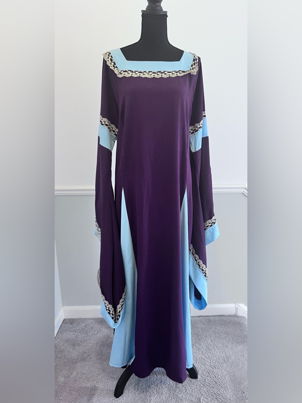 Purple & Light Blue Ren Fair Dress - Picture 2 of 8
